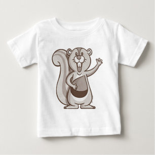 Glückliches Eichhörnchen Baby T-shirt