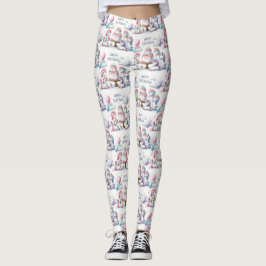 Glückliches Einhorn-Thema Leggings