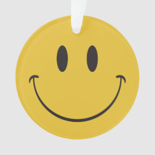 glückliches emoji ornament