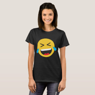 Glückliches Emoji Tränen der Freude T-Shirt