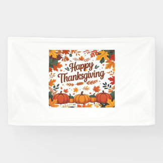 Glückliches Erntedankfest - Herbstpumpen & Herbstl Banner