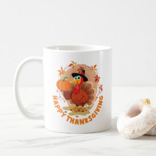 Glückliches Erntedankfest Kaffeetasse