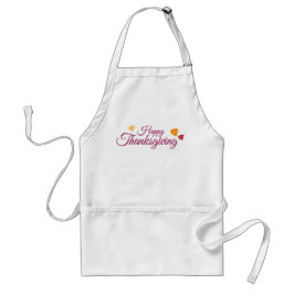 Glückliches Erntedankfest mit Herbstlauben Schürze