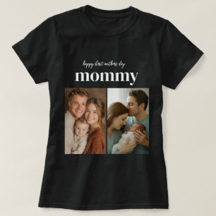 glückliches erstes Muttertag süßes Fotocollage T-S T-Shirt