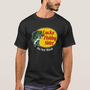 Glückliches Fischen Nicht Waschen Fischen Für Jung T-Shirt