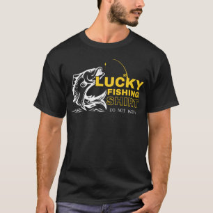 Glückliches Fischen Shirt nicht mehr abwischen/fi