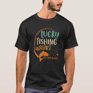 Glückliches Fischen Shirt nicht waschen Funny Fish