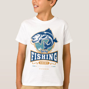 Glückliches Fischen-Shirt waschen nicht Fischer i T-Shirt
