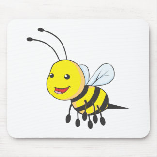 Glückliches Fliegen-Bienen-Insekt Mousepad