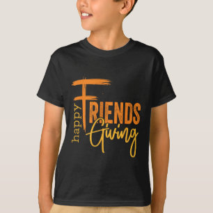 Glückliches Friendsgiving-Team Lustiges Erntedankf T-Shirt