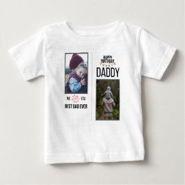 GLÜCKLICHES GEBURTSTAG DADDY BABY SCHLIESST CUSTOM T-SHIRT