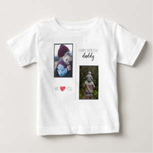 GLÜCKLICHES GEBURTSTAG DADDY BABY SCHLIESST CUSTOM T-SHIRT