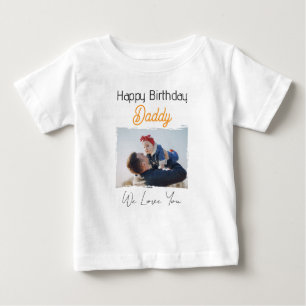 GLÜCKLICHES GEBURTSTAG DADDY BABY SCHLIESST CUSTOM T-SHIRT