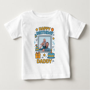 GLÜCKLICHES GEBURTSTAG DADDY BABY SCHLIESST CUSTOM T-SHIRT