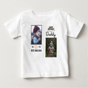 GLÜCKLICHES GEBURTSTAG DADDY BABY SCHLIESST CUSTOM T-SHIRT