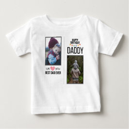 GLÜCKLICHES GEBURTSTAG DADDY BABY SCHLIESST CUSTOM T-SHIRT