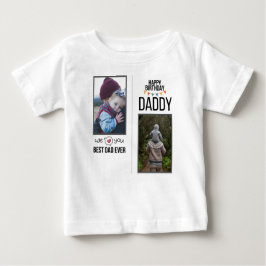 GLÜCKLICHES GEBURTSTAG DADDY BABY SCHLIESST CUSTOM T-SHIRT