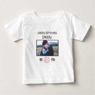 GLÜCKLICHES GEBURTSTAG DADDY BABY SCHLIESST CUSTOM T-SHIRT