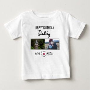 GLÜCKLICHES GEBURTSTAG DADDY BABY SCHLIESST CUSTOM T-SHIRT