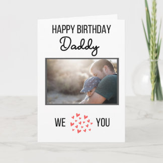 GLÜCKLICHES GEBURTSTAGES DADDY CARD CUSTOM FOTO UN KARTE