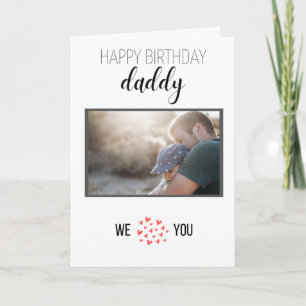 GLÜCKLICHES GEBURTSTAGES DADDY CARD CUSTOM FOTO UN KARTE