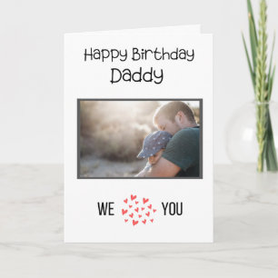 GLÜCKLICHES GEBURTSTAGES DADDY CARD CUSTOM FOTO UN KARTE