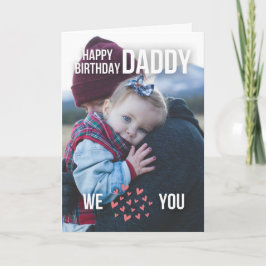 GLÜCKLICHES GEBURTSTAGES DADDY CARD CUSTOM FOTO UN KARTE