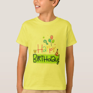 Glückliches Geburtstags-T-Shirt für Kinder T-Shirt