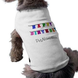 Glückliches Geburtstagsbanner T-Shirt
