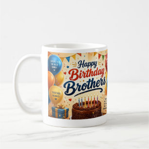 Glückliches Geburtstagsbruder-Feier-Mug Kaffeetasse