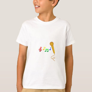 Glückliches Gesang-Musik-Karaoke T-Shirt