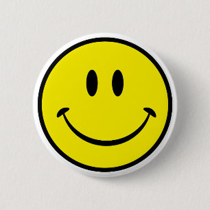 Glückliches Gesicht Button