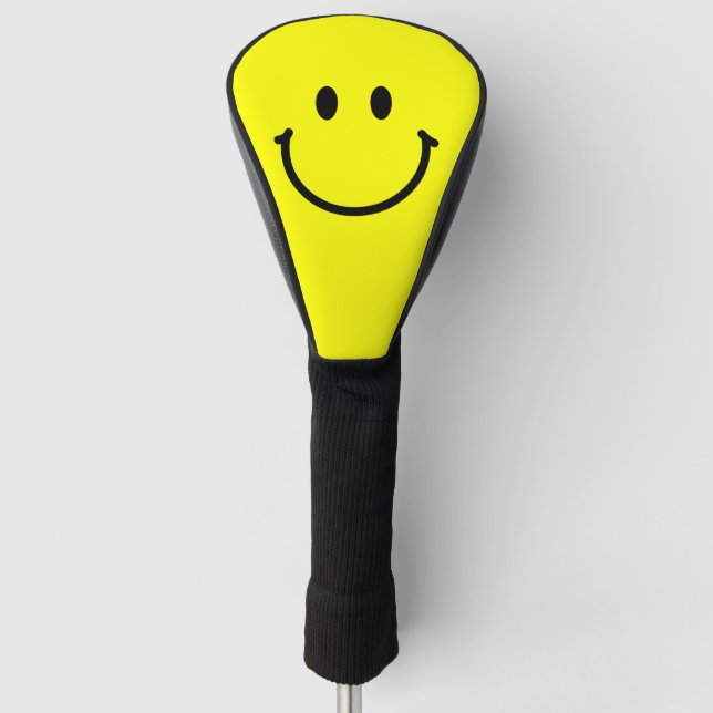 Glückliches Gesicht Golf Headcover (Vorderseite)