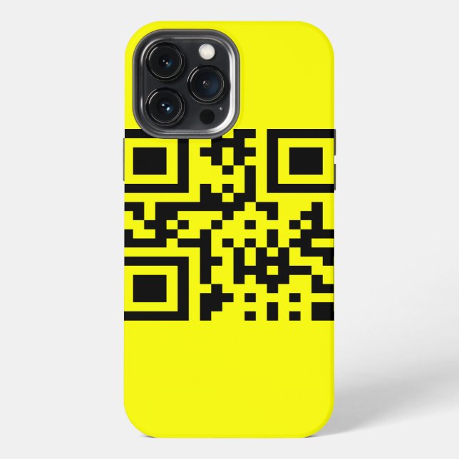 ☺ Glückliches Gesicht Lächelndes Emoji -- QR-Code iPhone Hülle (Rückseite)