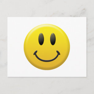 Glückliches Gesicht Postkarte