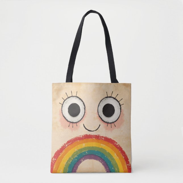 GLÜCKLICHES GESICHT REGENBOGEN (Vorderseite)