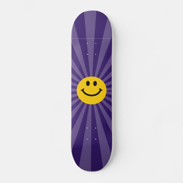 Glückliches Gesicht Skateboard (Vorderseite)