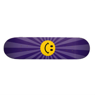 Glückliches Gesicht Skateboard