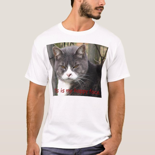 Glückliches Gesicht T-Shirt (Vorderseite)