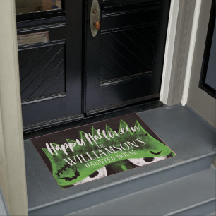 Glückliches gespenstisches Frankenstein gejagtes Fußmatte