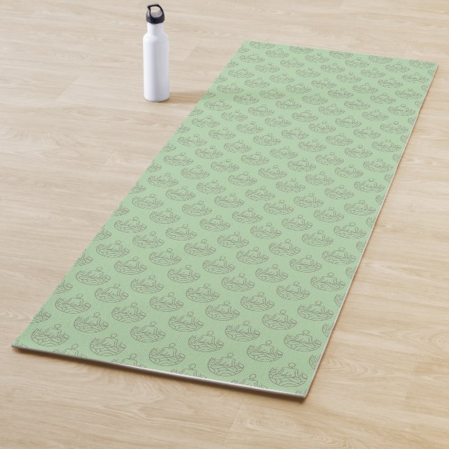 Glückliches Gesundes Zuhause! Yogamatte (Beispiel)