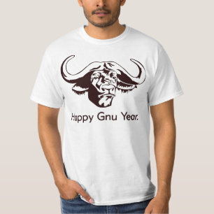 Glückliches Gnu-Jahr T-Shirt