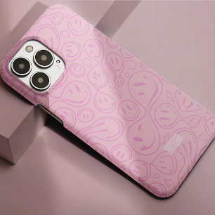 Glückliches Groovy Retro-Lächeln-Gesichtsmuster Pa Case-Mate iPhone 14 Pro Max Hülle