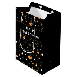 glückliches Halbbild Mittlere Geschenktüte