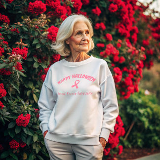 Glückliches Halloween-Brustkrebs-Bewusstsein Sweatshirt