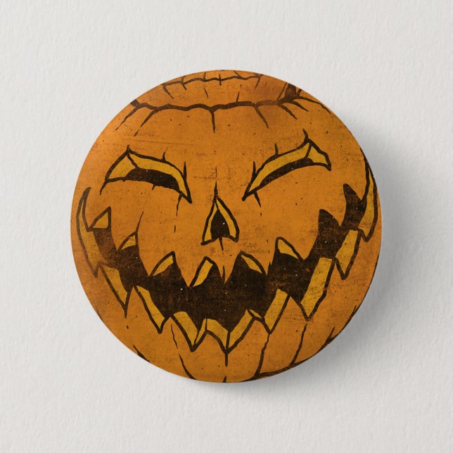 Glückliches Halloween Button (Vorderseite)