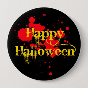 glückliches Halloween Button