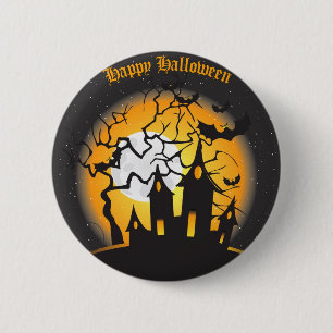 Glückliches Halloween-Button Button