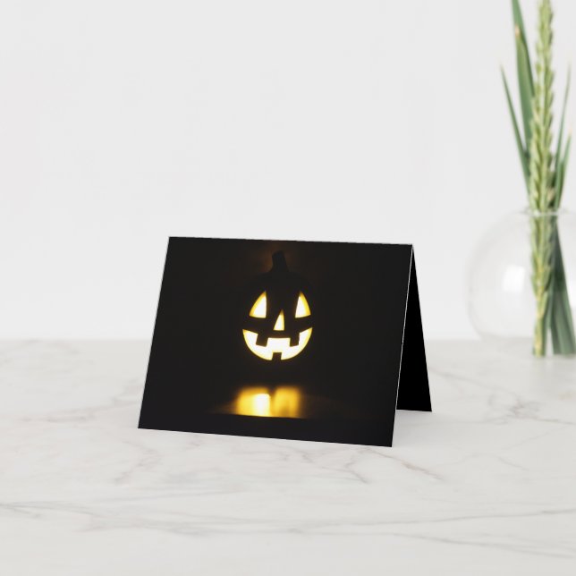 Glückliches Halloween! Eine Feiertagskarte Karte (Vorderseite)