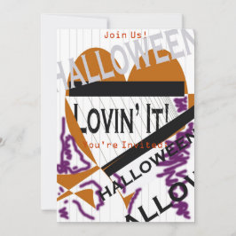 glückliches Halloween Einladung